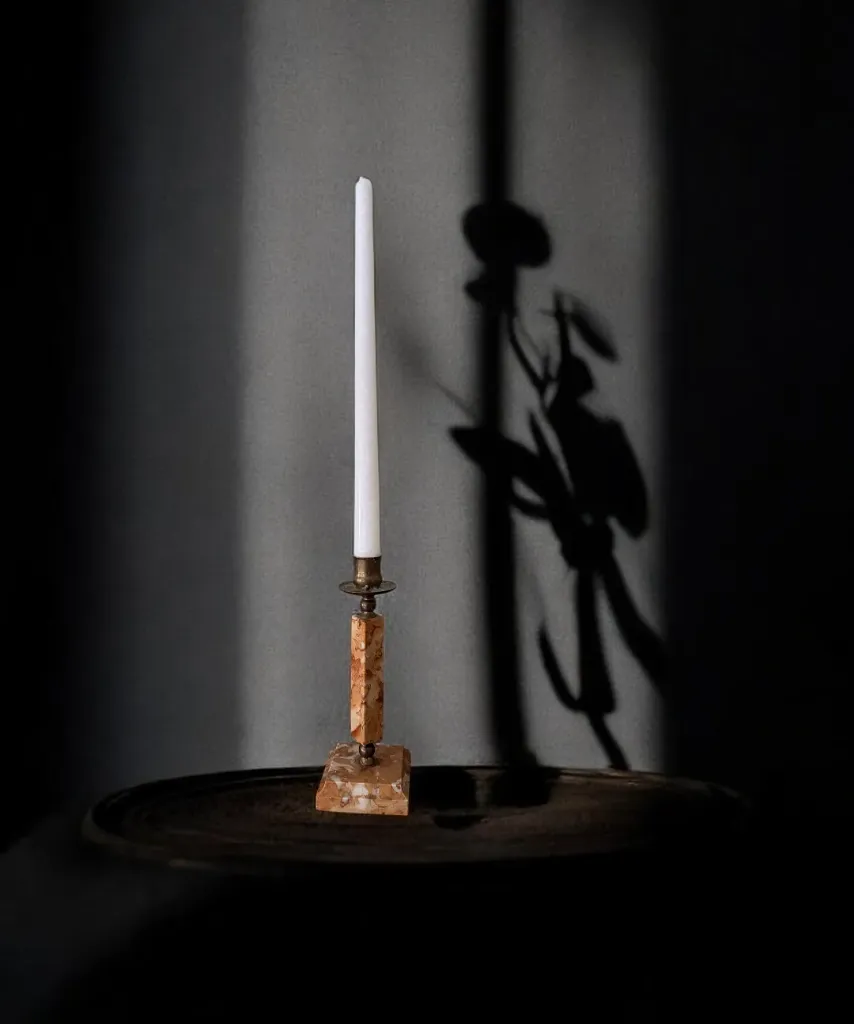 Classic Table Candles Ice